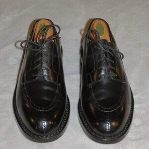 J.M. Weston 677 Hunt Black Calf Leather Derby US 9 D